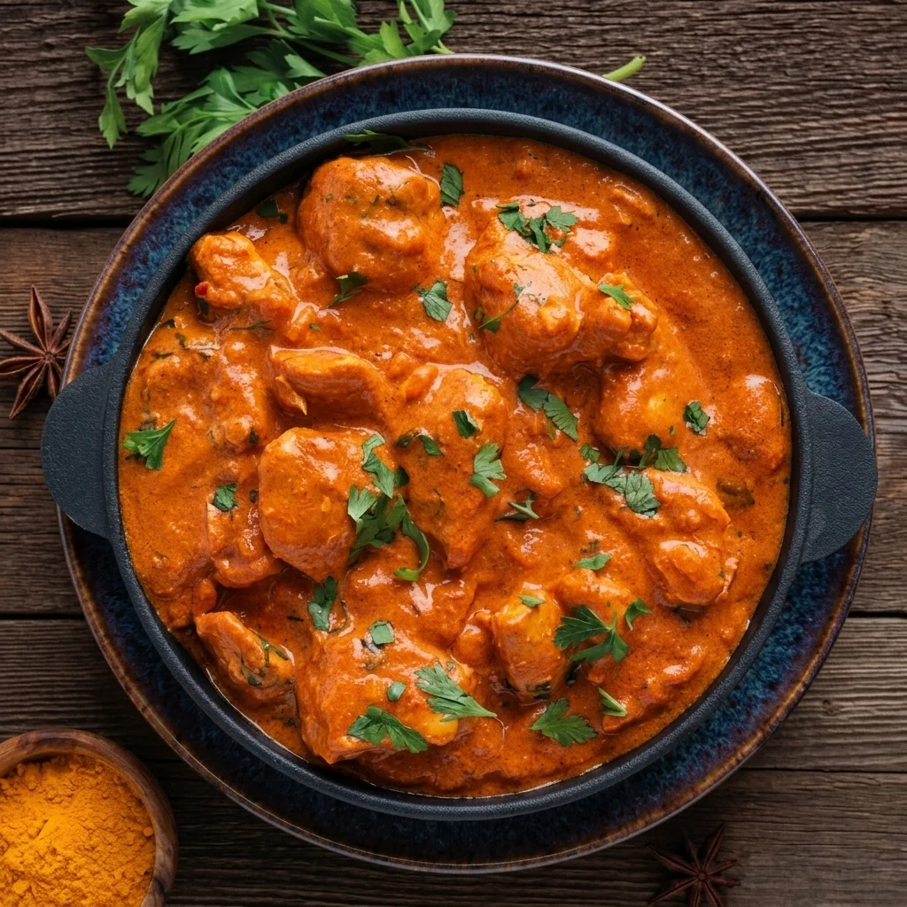 Butter chicken and tandoori tikka at Masala Corner Hamilton