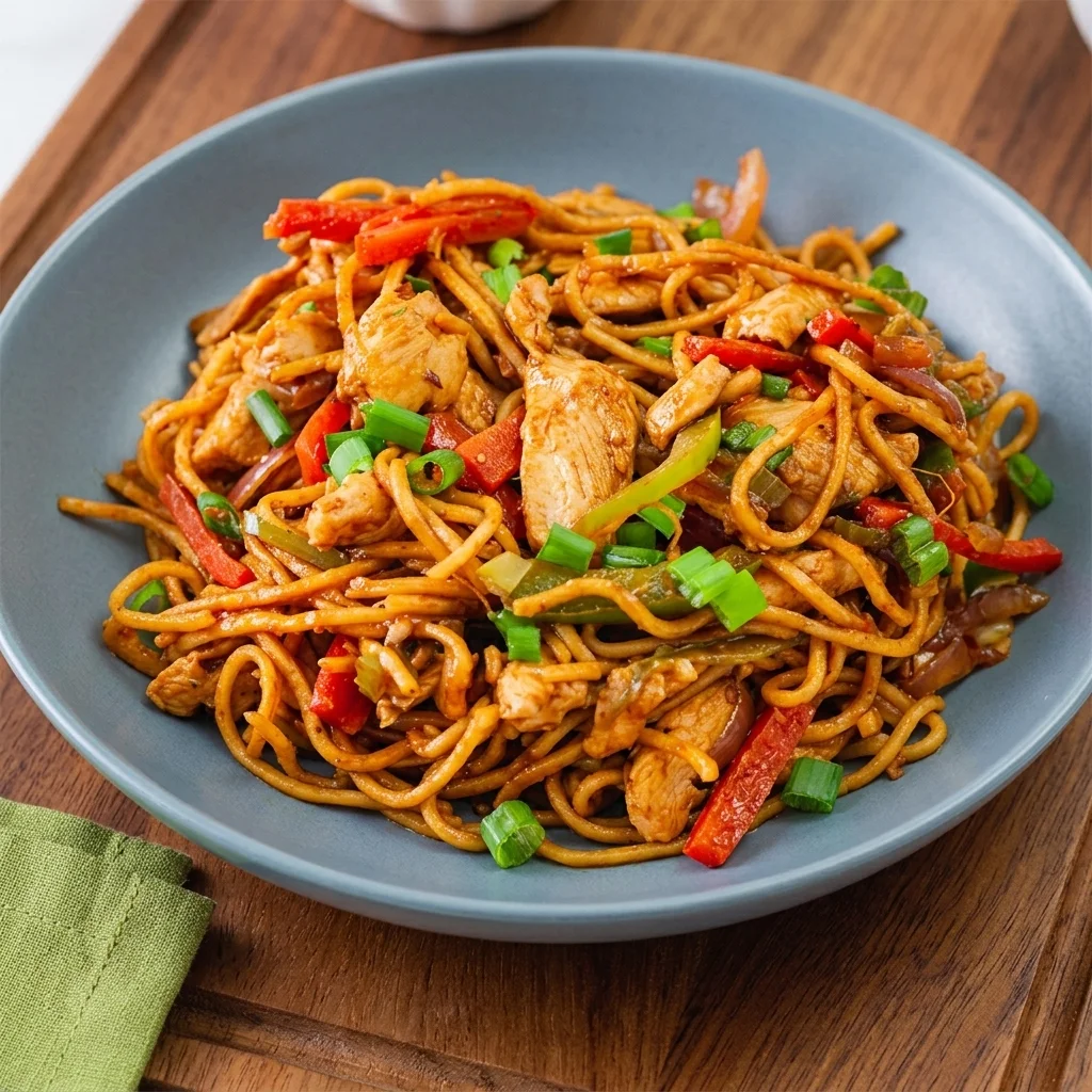 Chicken Noodles at Masala Corner Hamilton - Indo-Chinese Hakka noodles near McMaster University