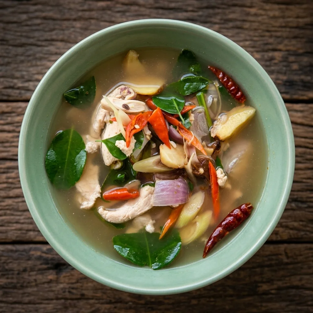 Chicken Tom Yom Soup at Masala Corner Hamilton - Indo-Chinese Hakka soup